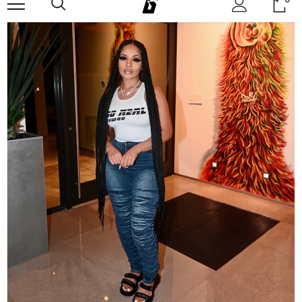 GSUWOO denim stacks NWT